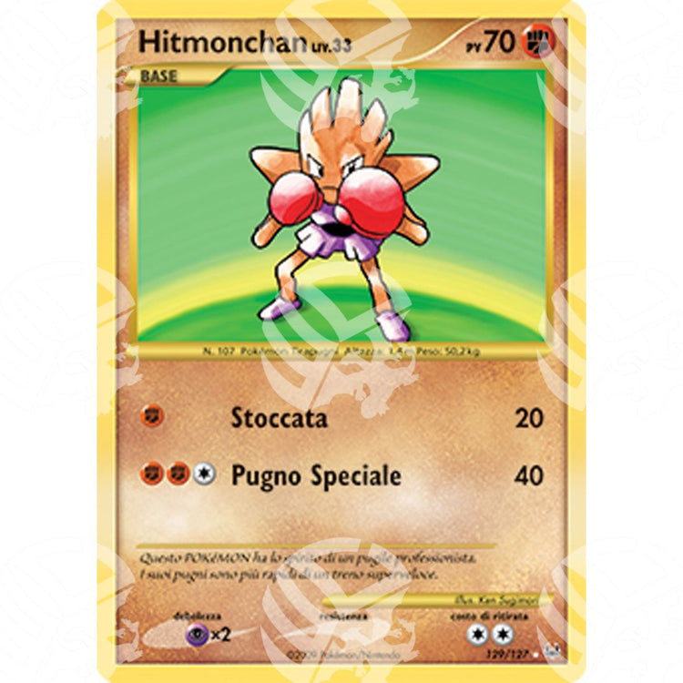 Platino - Hitmonchan Lv.33 - Secret Rare 129/127 - Warcard - Platino - Hitmonchan Lv.33 - Secret Rare 129/127 i prezzi più bassi sul mercato, solo da www.warcardshop.com! Carte singole, box, buste e mazzi.