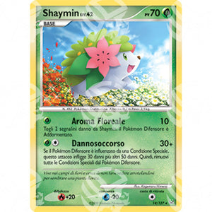 Platino - Shaymin Lv.42 - Holo Rare 014/127 - Warcard - Platino - Shaymin Lv.42 - Holo Rare 014/127 i prezzi più bassi sul mercato, solo da www.warcardshop.com! Carte singole, box, buste e mazzi.