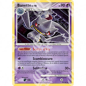 Platino - Banette Lv.48 - 019/127 - Warcard - Platino - Banette Lv.48 - 019/127 i prezzi più bassi sul mercato, solo da www.warcardshop.com! Carte singole, box, buste e mazzi.