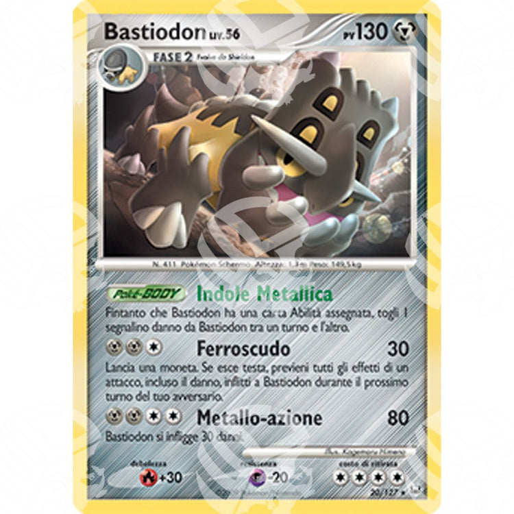 Platino - Bastiodon Lv.56 - 020/127 - Warcard - Platino - Bastiodon Lv.56 - 020/127 i prezzi più bassi sul mercato, solo da www.warcardshop.com! Carte singole, box, buste e mazzi.