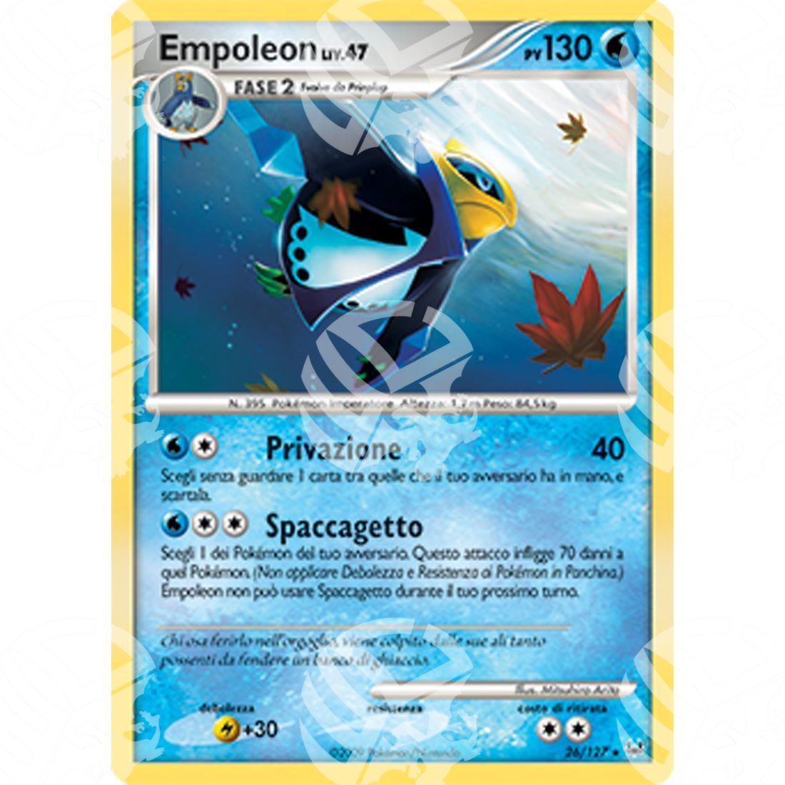 Platino - Empoleon Lv.47 - 026/127 - Warcard - Platino - Empoleon Lv.47 - 026/127 i prezzi più bassi sul mercato, solo da www.warcardshop.com! Carte singole, box, buste e mazzi.