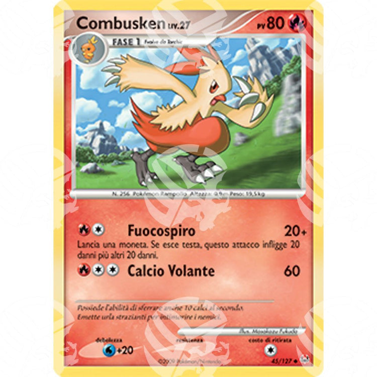 Platino - Combusken Lv.27 - 045/127 - Warcard - Platino - Combusken Lv.27 - 045/127 i prezzi più bassi sul mercato, solo da www.warcardshop.com! Carte singole, box, buste e mazzi.