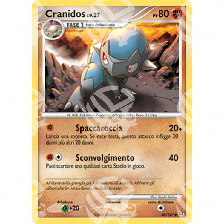 Platino - Cranidos Lv.27 - 046/127 - Warcard - Platino - Cranidos Lv.27 - 046/127 i prezzi più bassi sul mercato, solo da www.warcardshop.com! Carte singole, box, buste e mazzi.