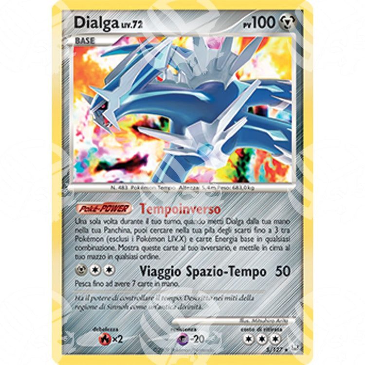 Platino - Dialga Lv.72 - Holo Rare 005/127 - Warcard - Platino - Dialga Lv.72 - Holo Rare 005/127 i prezzi più bassi sul mercato, solo da www.warcardshop.com! Carte singole, box, buste e mazzi.