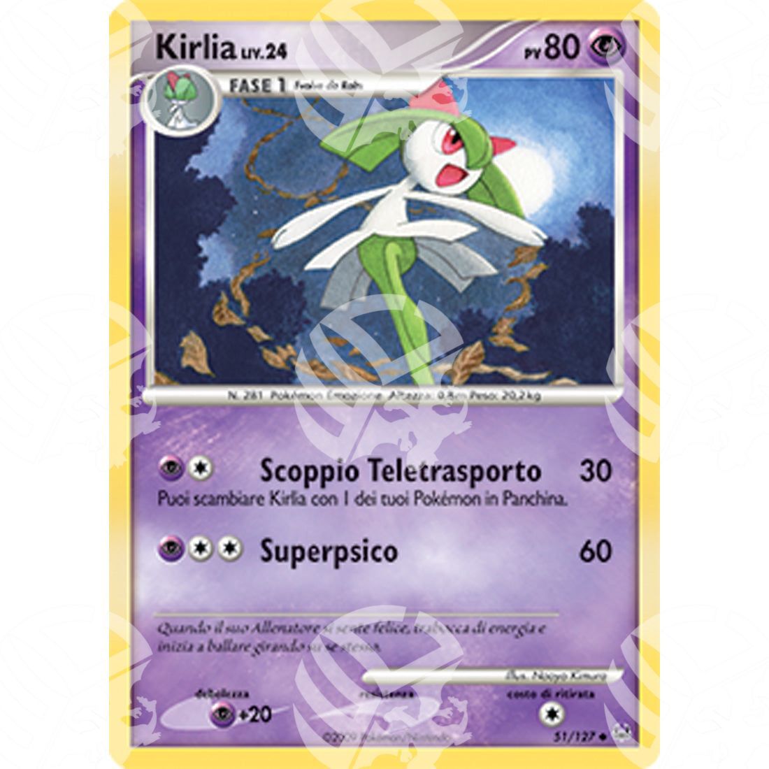 Platino - Kirlia Lv.24 - 051/127 - Warcard - Platino - Kirlia Lv.24 - 051/127 i prezzi più bassi sul mercato, solo da www.warcardshop.com! Carte singole, box, buste e mazzi.