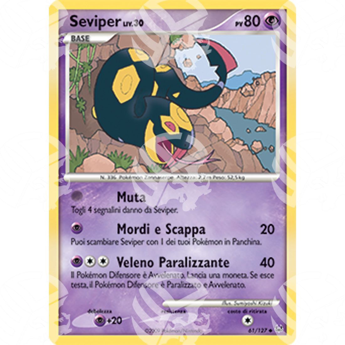 Platino - Seviper Lv.30 - 061/127 - Warcard - Platino - Seviper Lv.30 - 061/127 i prezzi più bassi sul mercato, solo da www.warcardshop.com! Carte singole, box, buste e mazzi.