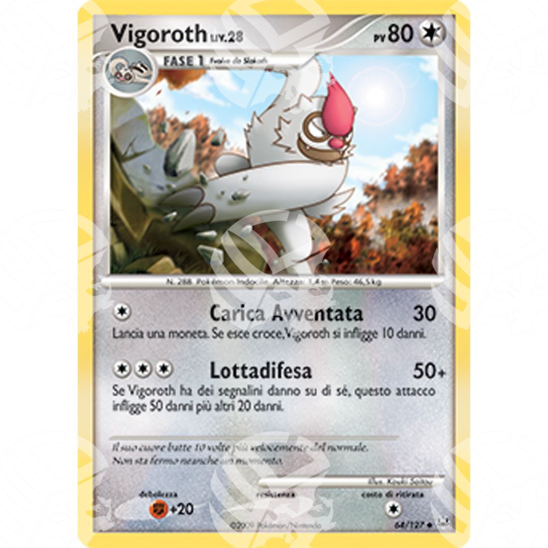 Platino - Vigoroth Lv.28 - 064/127 - Warcard - Platino - Vigoroth Lv.28 - 064/127 i prezzi più bassi sul mercato, solo da www.warcardshop.com! Carte singole, box, buste e mazzi.