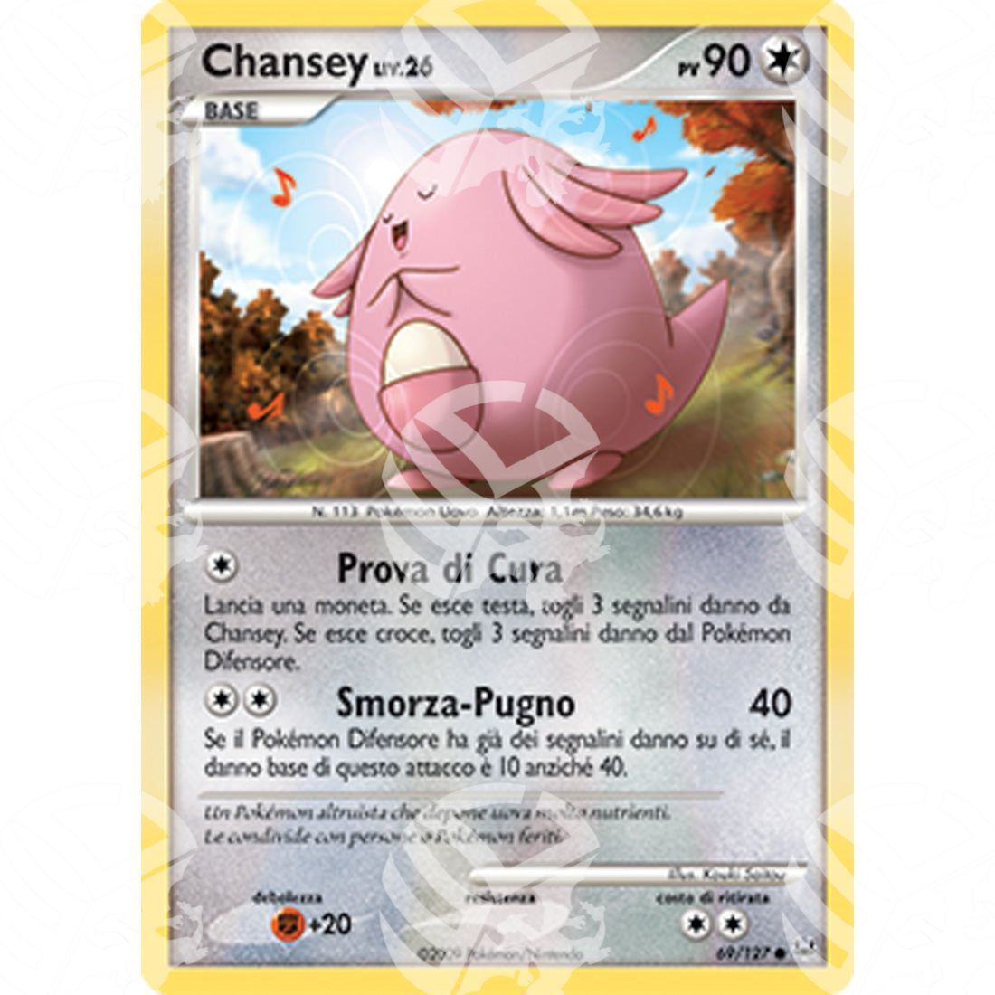 Platino - Chansey Lv.26 - 069/127 - Warcard - Platino - Chansey Lv.26 - 069/127 i prezzi più bassi sul mercato, solo da www.warcardshop.com! Carte singole, box, buste e mazzi.