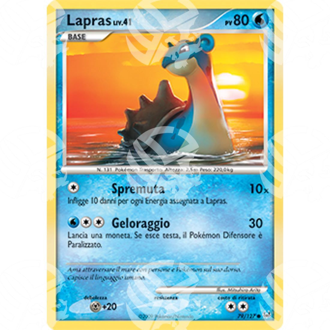 Platino - Lapras Lv.41 - 079/127 - Warcard - Platino - Lapras Lv.41 - 079/127 i prezzi più bassi sul mercato, solo da www.warcardshop.com! Carte singole, box, buste e mazzi.