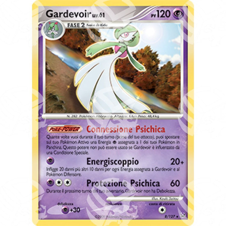 Platino - Gardevoir Lv.61 - Holo Rare 008/127 - Warcard - Platino - Gardevoir Lv.61 - Holo Rare 008/127 i prezzi più bassi sul mercato, solo da www.warcardshop.com! Carte singole, box, buste e mazzi.