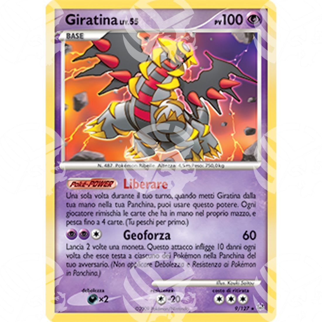 Platino - Giratina Lv.55 - Holo Rare 009/127 - Warcard - Platino - Giratina Lv.55 - Holo Rare 009/127 i prezzi più bassi sul mercato, solo da www.warcardshop.com! Carte singole, box, buste e mazzi.