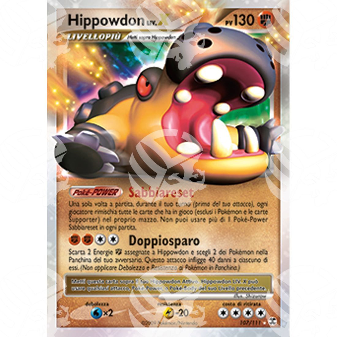 L'Ascesa dei Rivali - Hippowdon LV.X - Holo Rare 107/111 - Warcard - L'Ascesa dei Rivali - Hippowdon LV.X - Holo Rare 107/111 i prezzi più bassi sul mercato, solo da www.warcardshop.com! Carte singole, box, buste e mazzi.