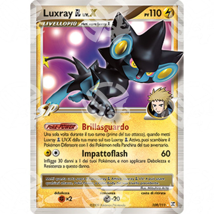 L'Ascesa dei Rivali - Luxray GL LV.X - Holo Rare 109/111 - Warcard - L'Ascesa dei Rivali - Luxray GL LV.X - Holo Rare 109/111 i prezzi più bassi sul mercato, solo da www.warcardshop.com! Carte singole, box, buste e mazzi.