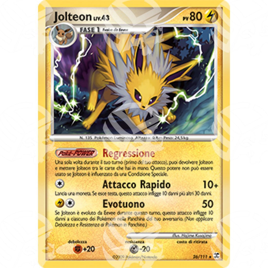 L'Ascesa dei Rivali - Jolteon - 26/111 - Warcard - L'Ascesa dei Rivali - Jolteon - 26/111 i prezzi più bassi sul mercato, solo da www.warcardshop.com! Carte singole, box, buste e mazzi.