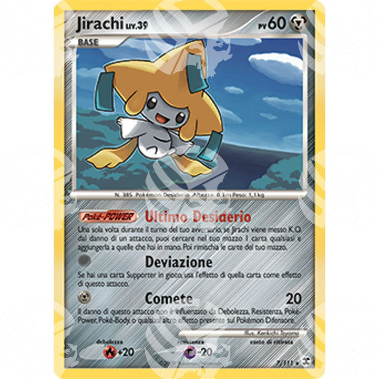 L'Ascesa dei Rivali - Jirachi - Holo Rare 7/111 - Warcard - L'Ascesa dei Rivali - Jirachi - Holo Rare 7/111 i prezzi più bassi sul mercato, solo da www.warcardshop.com! Carte singole, box, buste e mazzi.