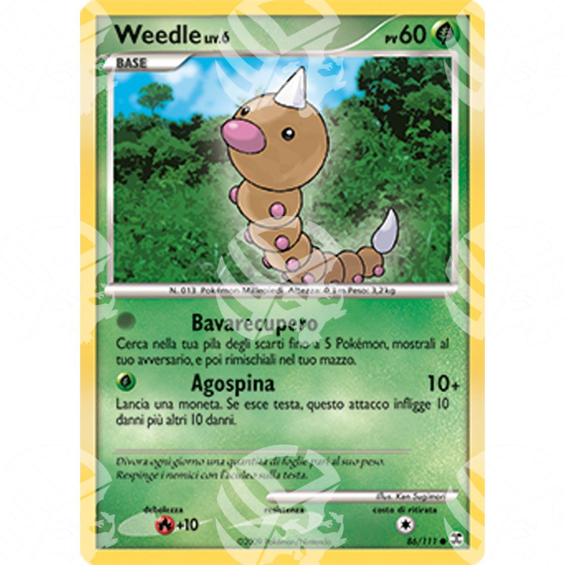 L'Ascesa dei Rivali - Weedle - 86/111 - Warcard - L'Ascesa dei Rivali - Weedle - 86/111 i prezzi più bassi sul mercato, solo da www.warcardshop.com! Carte singole, box, buste e mazzi.