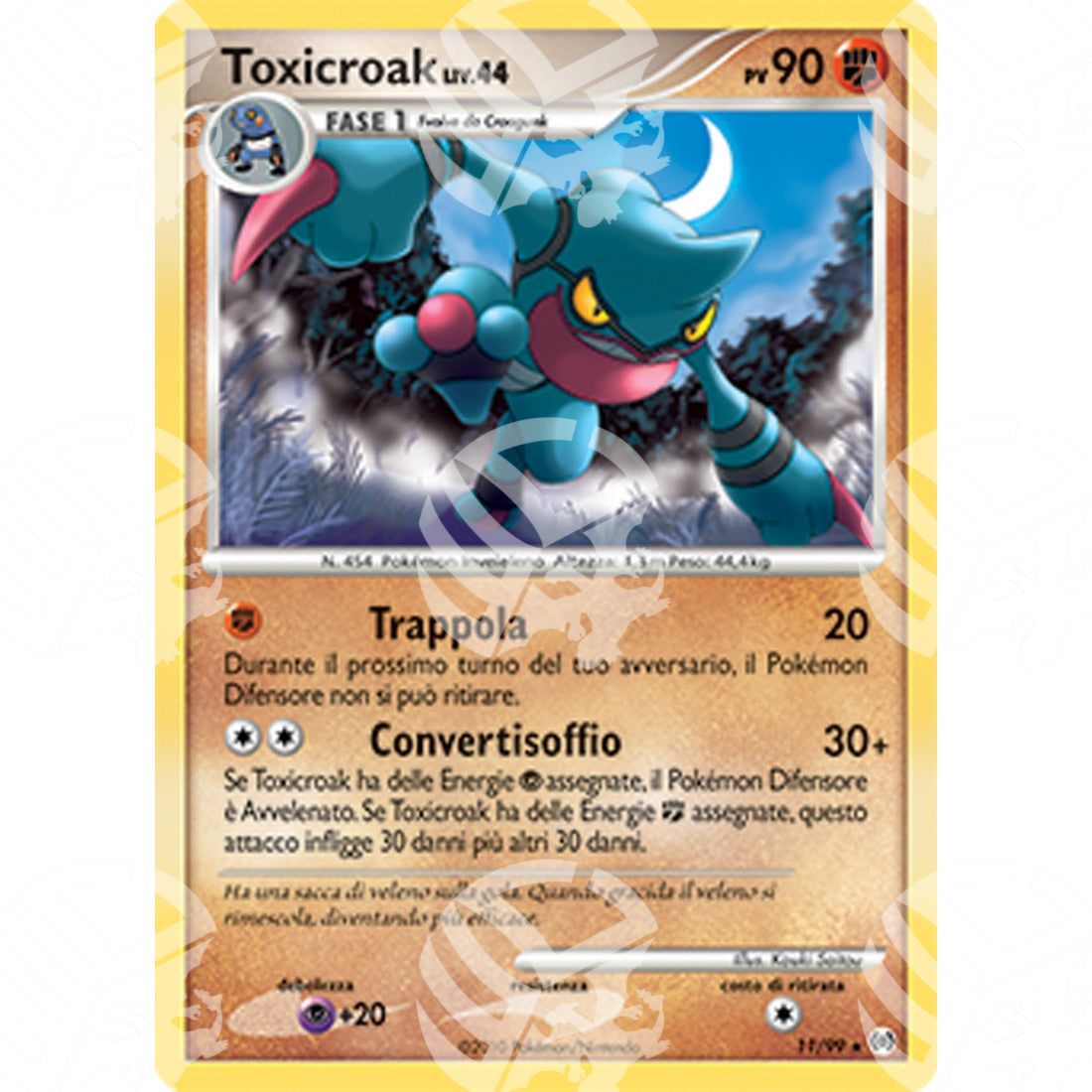 Platino Arceus - Toxicroak - Holo Rare 11/99 - Warcard - Platino Arceus - Toxicroak - Holo Rare 11/99 i prezzi più bassi sul mercato, solo da www.warcardshop.com! Carte singole, box, buste e mazzi.