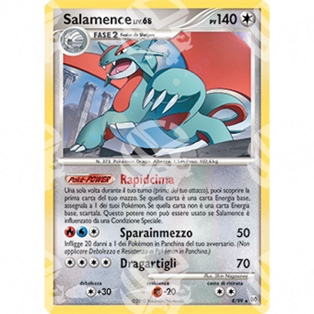 Platino Arceus - Salamence - Holo Rare 8/99 - Warcard - Platino Arceus - Salamence - Holo Rare 8/99 i prezzi più bassi sul mercato, solo da www.warcardshop.com! Carte singole, box, buste e mazzi.