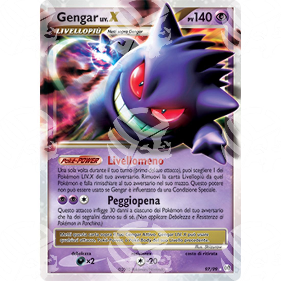 Platino Arceus - Gengar LV.X - Holo Rare 97/99 - Warcard - Platino Arceus - Gengar LV.X - Holo Rare 97/99 i prezzi più bassi sul mercato, solo da www.warcardshop.com! Carte singole, box, buste e mazzi.