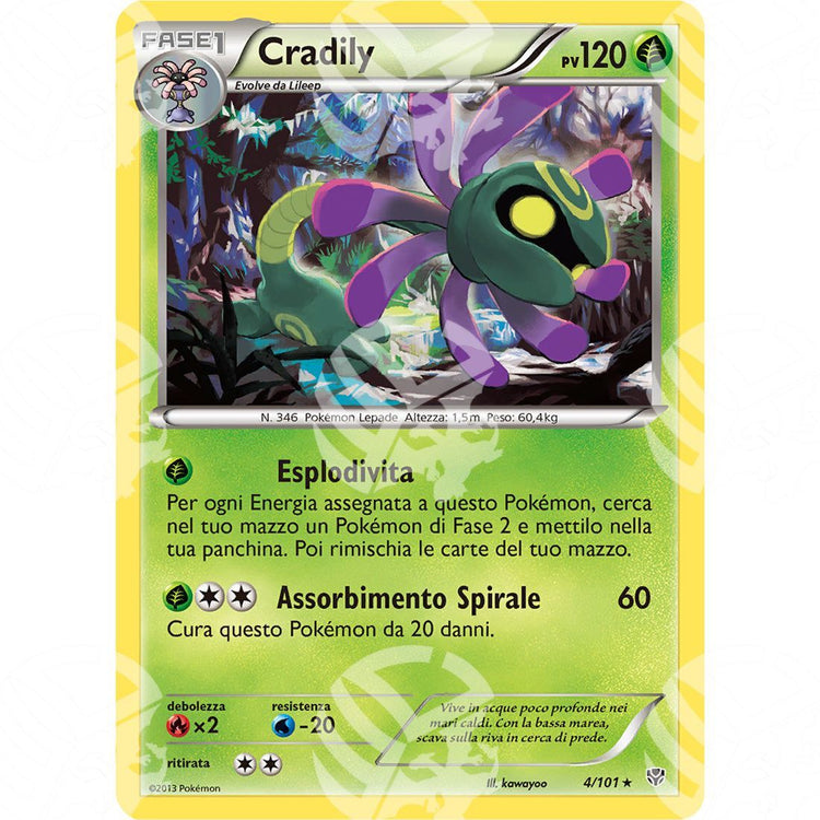 Esplosione Plasma - Cradily - 4/101 - Warcard - Esplosione Plasma - Cradily - 4/101 i prezzi più bassi sul mercato, solo da www.warcardshop.com! Carte singole, box, buste e mazzi.