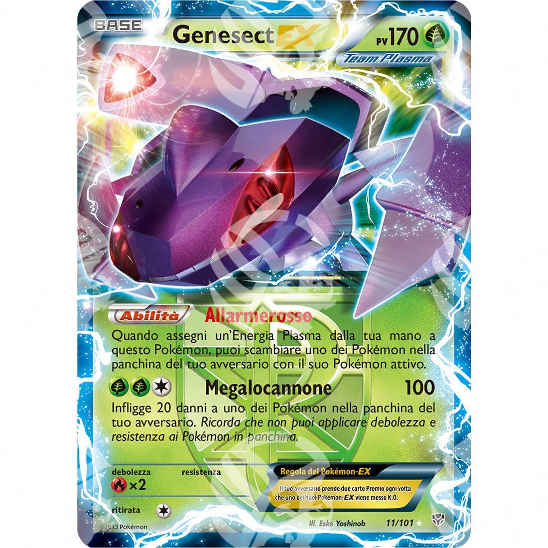 Esplosione Plasma - Genesect EX - 11/101 - Warcard - Esplosione Plasma - Genesect EX - 11/101 i prezzi più bassi sul mercato, solo da www.warcardshop.com! Carte singole, box, buste e mazzi.