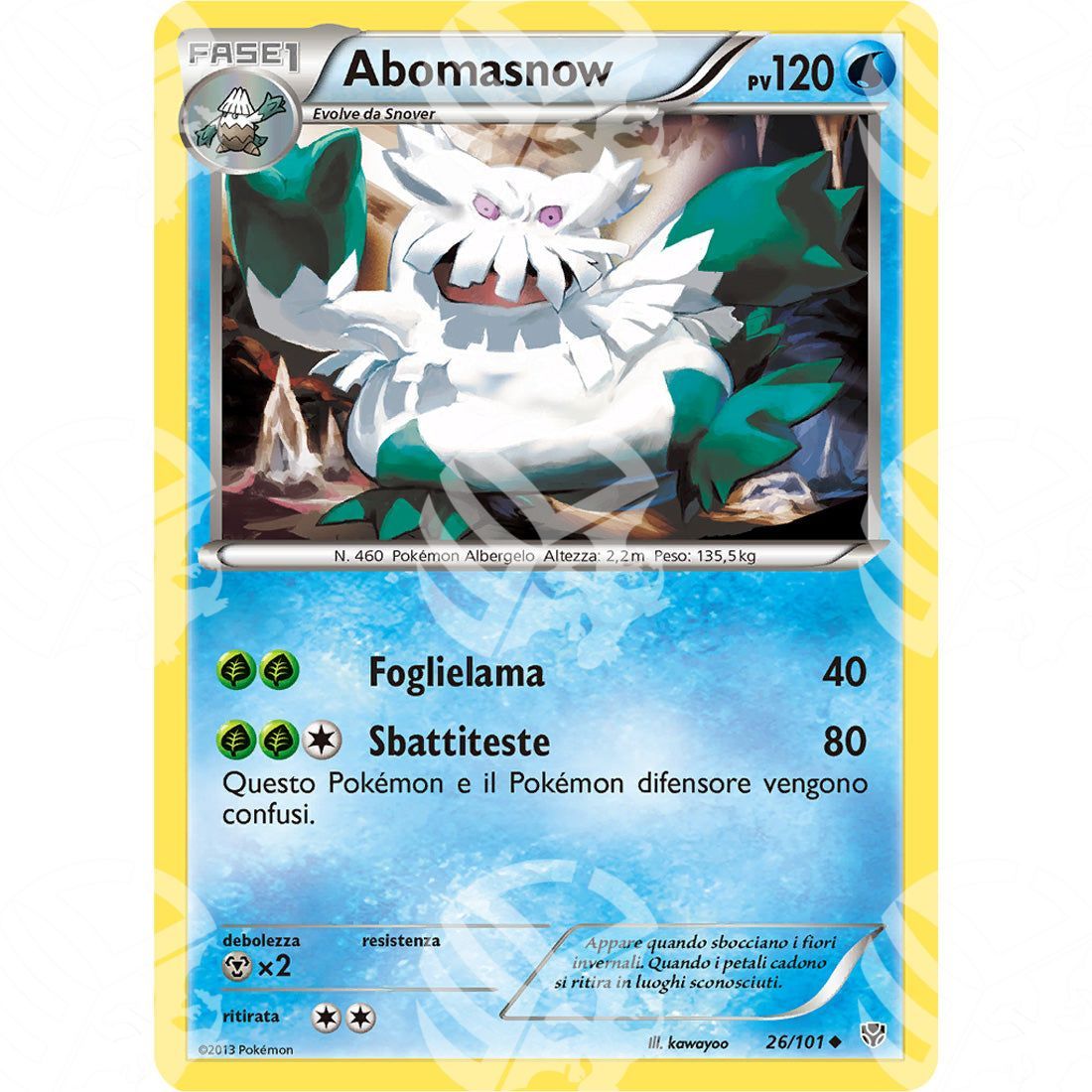 Esplosione Plasma - Abomasnow - 26/101 - Warcard - Esplosione Plasma - Abomasnow - 26/101 i prezzi più bassi sul mercato, solo da www.warcardshop.com! Carte singole, box, buste e mazzi.