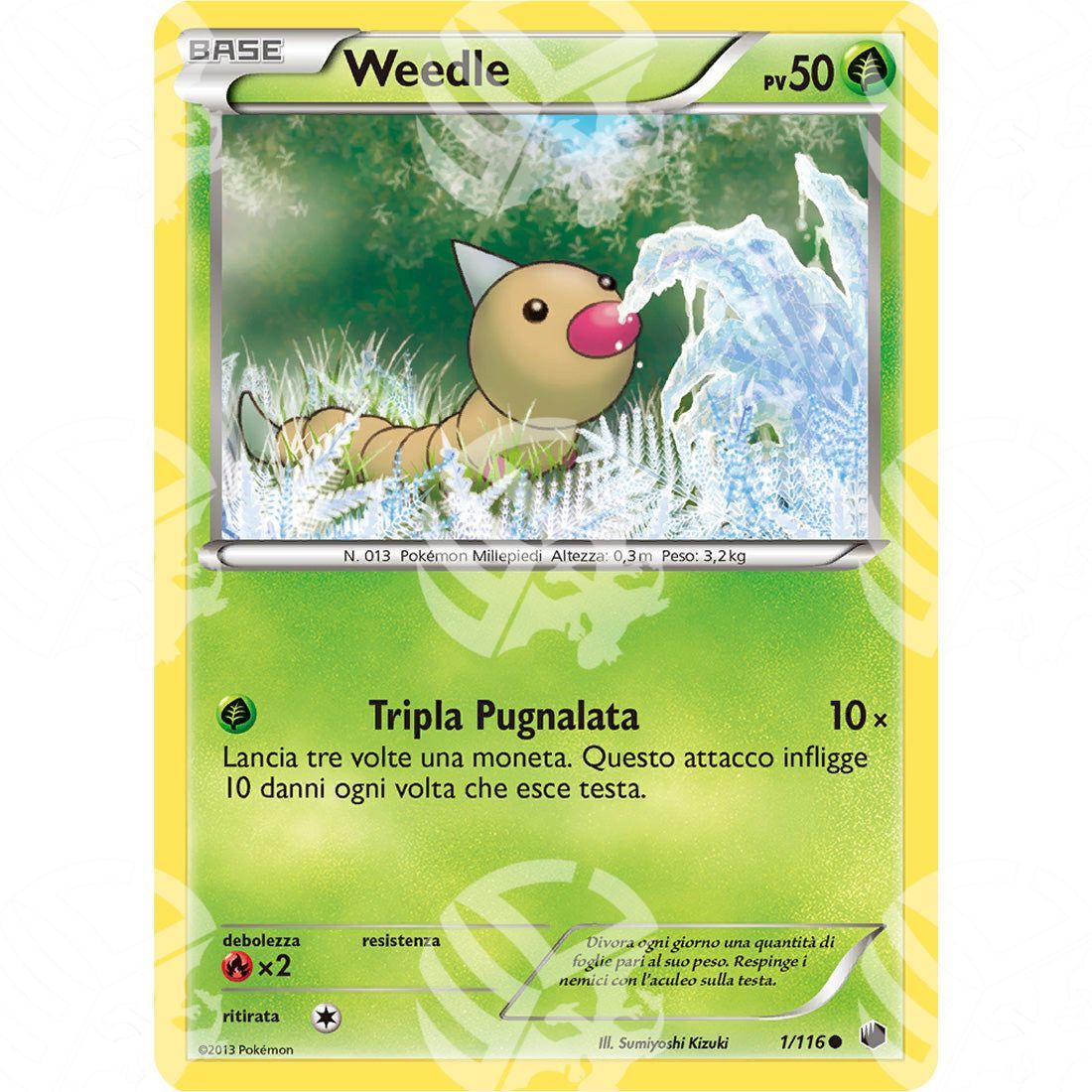 Glaciazione Plasma - Weedle - 1/116 - Warcard - Glaciazione Plasma - Weedle - 1/116 i prezzi più bassi sul mercato, solo da www.warcardshop.com! Carte singole, box, buste e mazzi.