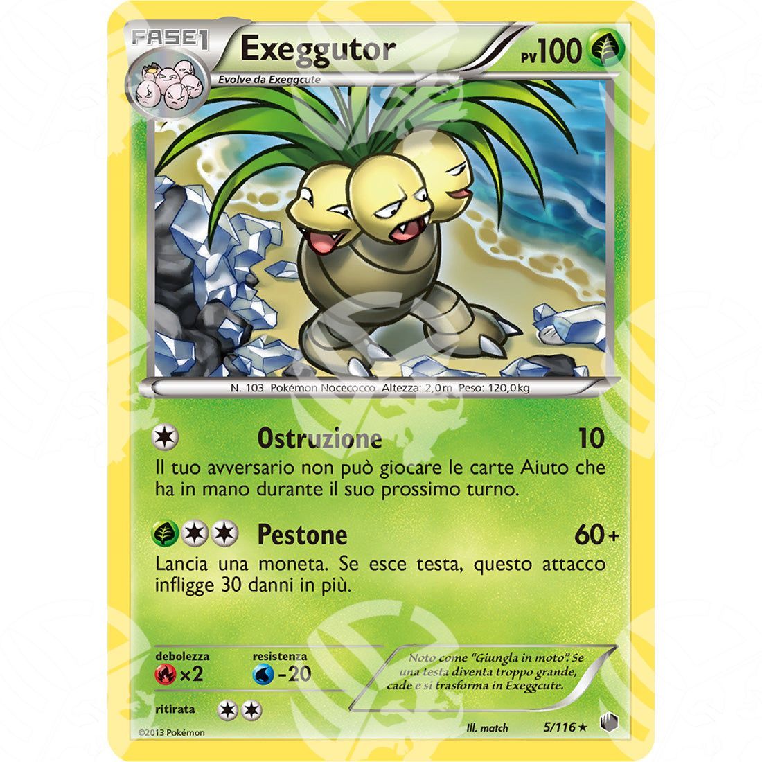 Glaciazione Plasma - Exeggutor - 5/116 - Warcard - Glaciazione Plasma - Exeggutor - 5/116 i prezzi più bassi sul mercato, solo da www.warcardshop.com! Carte singole, box, buste e mazzi.