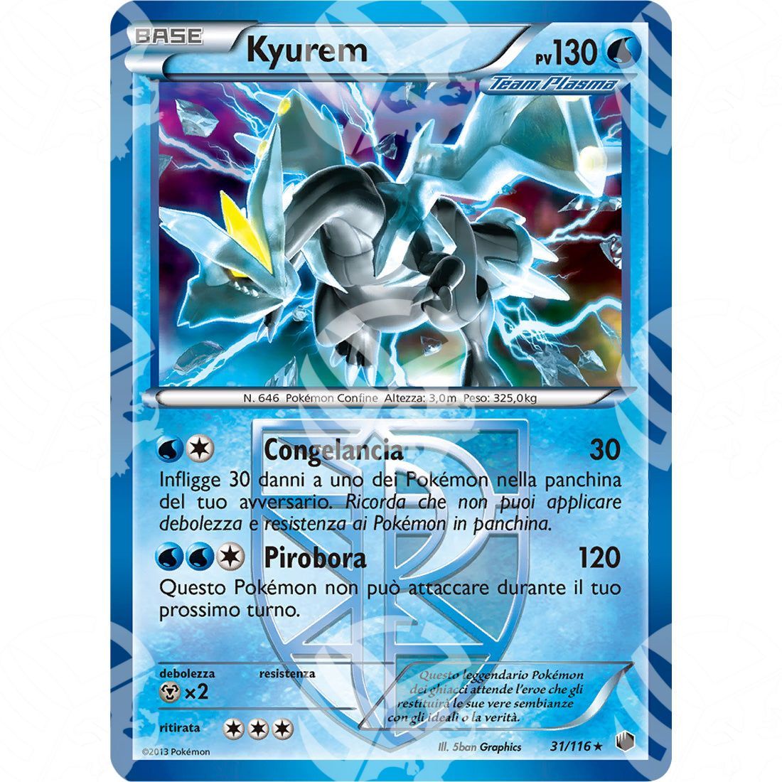 Glaciazione Plasma - Kyurem - Holo Rare 31/116 - Warcard - Glaciazione Plasma - Kyurem - Holo Rare 31/116 i prezzi più bassi sul mercato, solo da www.warcardshop.com! Carte singole, box, buste e mazzi.