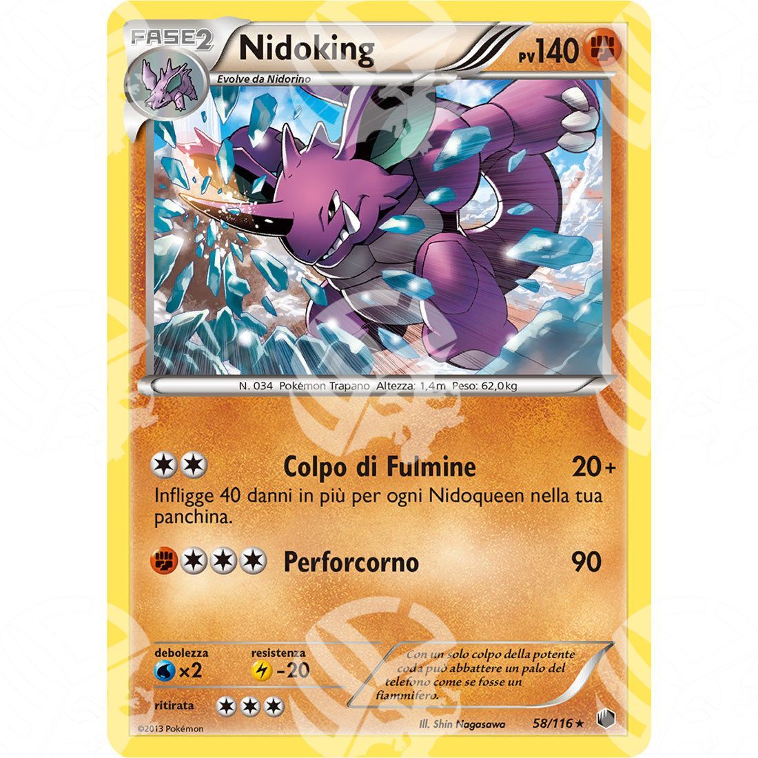 Glaciazione Plasma - Nidoking - 58/116 - Warcard - Glaciazione Plasma - Nidoking - 58/116 i prezzi più bassi sul mercato, solo da www.warcardshop.com! Carte singole, box, buste e mazzi.