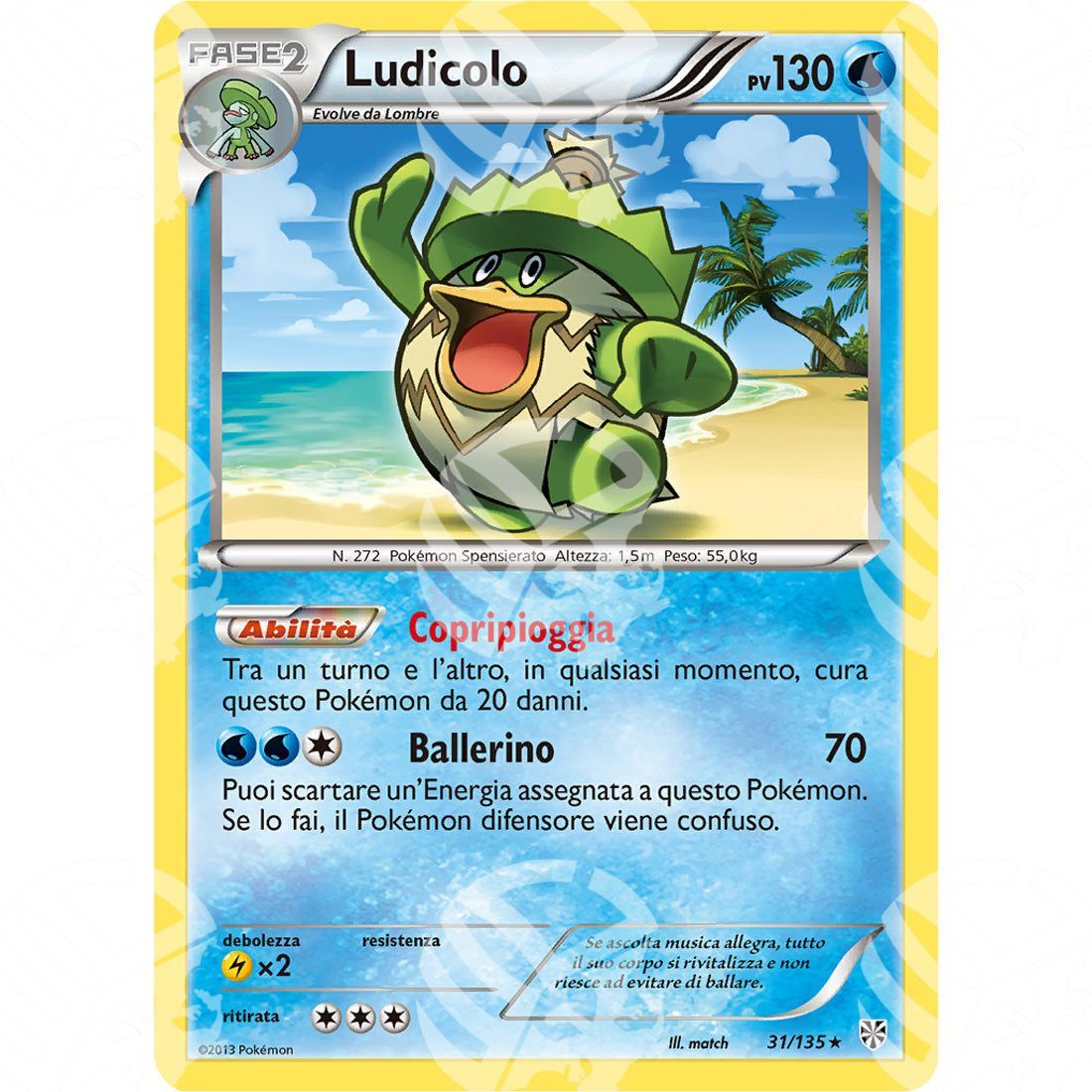 Uragano Plasma - Ludicolo - 31/135 - Warcard - Uragano Plasma - Ludicolo - 31/135 i prezzi più bassi sul mercato, solo da www.warcardshop.com! Carte singole, box, buste e mazzi.