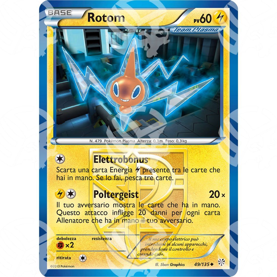 Uragano Plasma - Rotom - 49/135 - Warcard - Uragano Plasma - Rotom - 49/135 i prezzi più bassi sul mercato, solo da www.warcardshop.com! Carte singole, box, buste e mazzi.