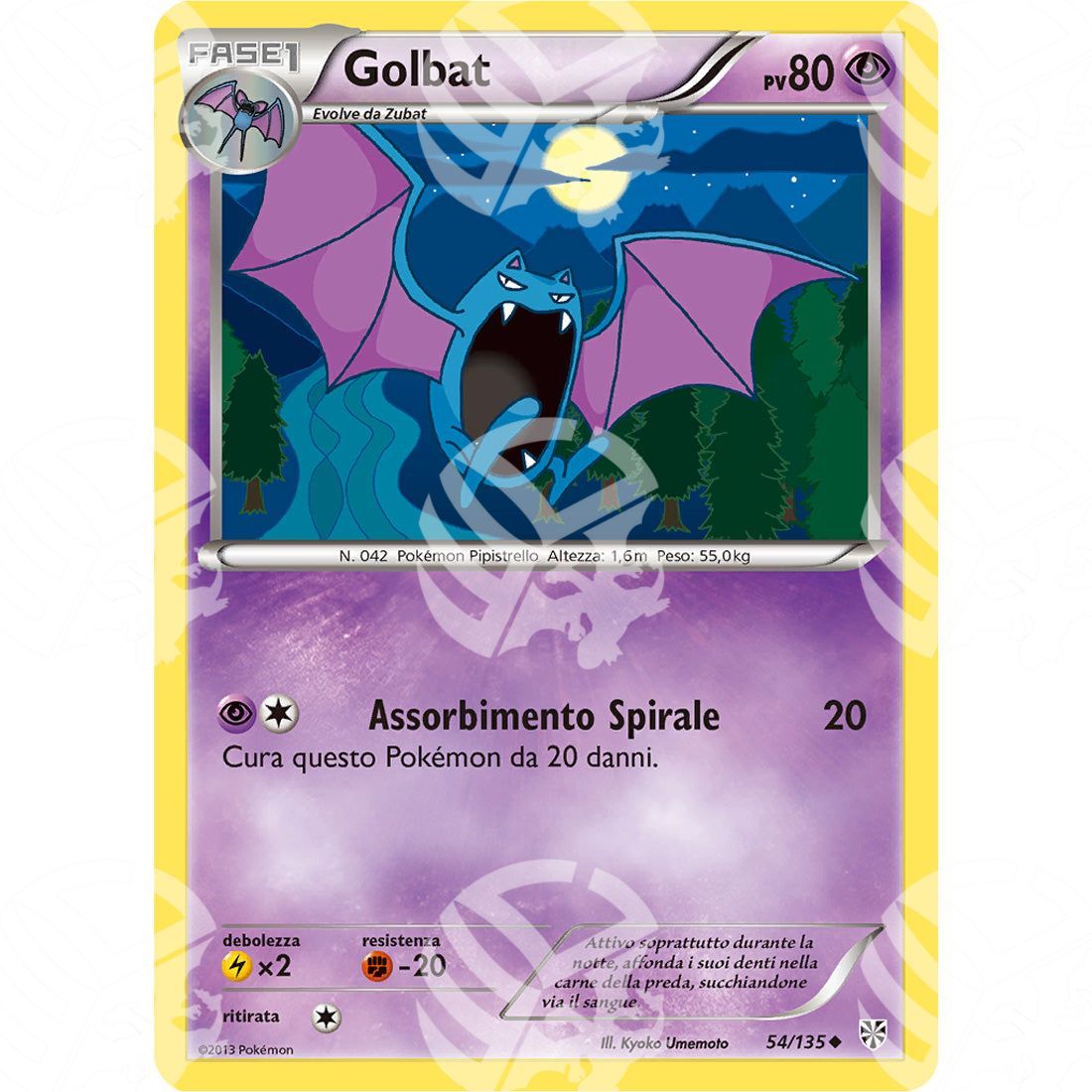 Uragano Plasma - Golbat - 54/135 - Warcard - Uragano Plasma - Golbat - 54/135 i prezzi più bassi sul mercato, solo da www.warcardshop.com! Carte singole, box, buste e mazzi.