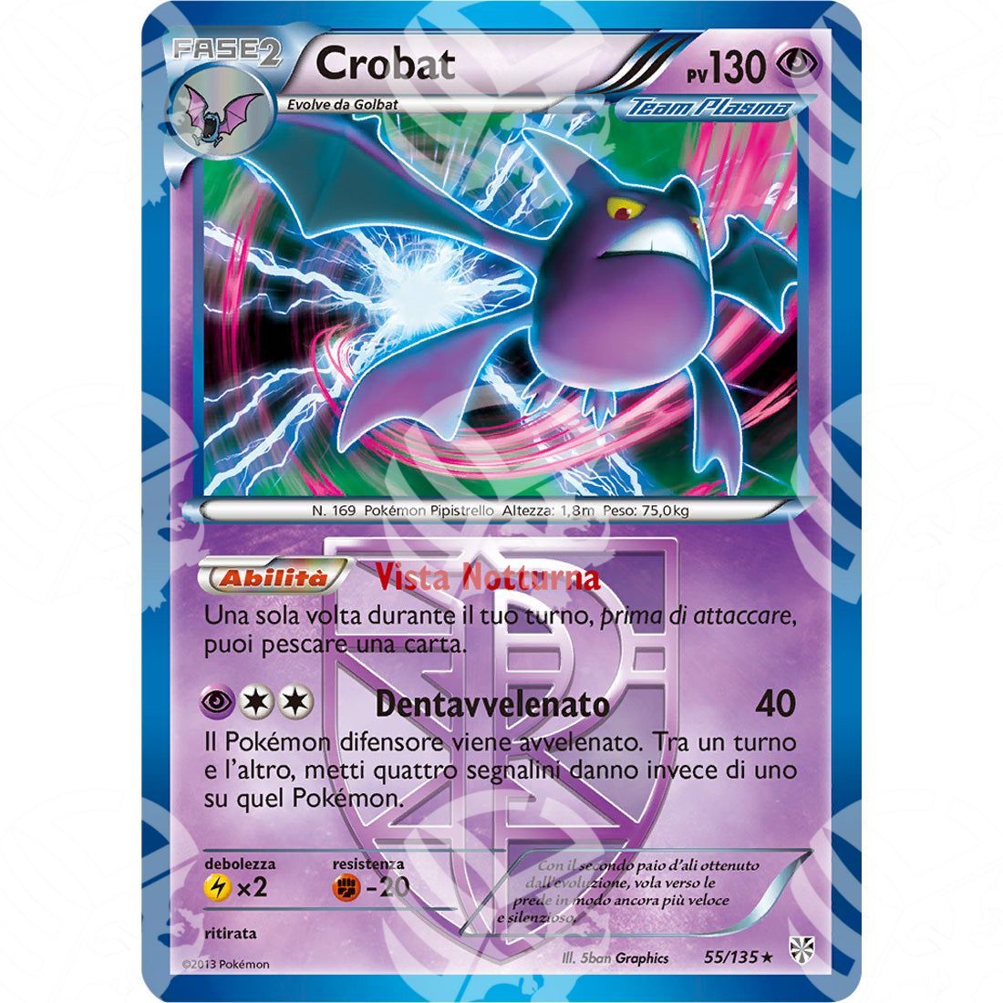 Uragano Plasma - Crobat - Holo Rare 55/135 - Warcard - Uragano Plasma - Crobat - Holo Rare 55/135 i prezzi più bassi sul mercato, solo da www.warcardshop.com! Carte singole, box, buste e mazzi.