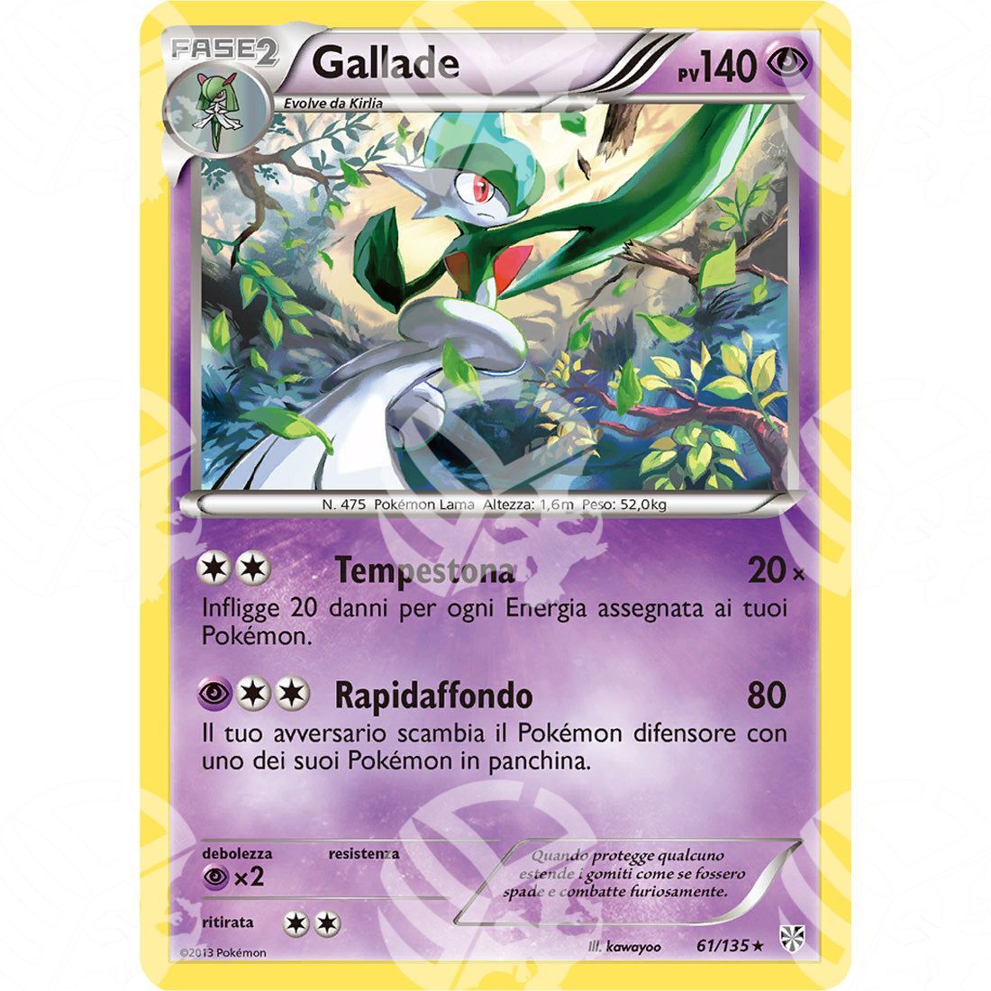 Uragano Plasma - Gallade - Holo Rare 61/135 - Warcard - Uragano Plasma - Gallade - Holo Rare 61/135 i prezzi più bassi sul mercato, solo da www.warcardshop.com! Carte singole, box, buste e mazzi.