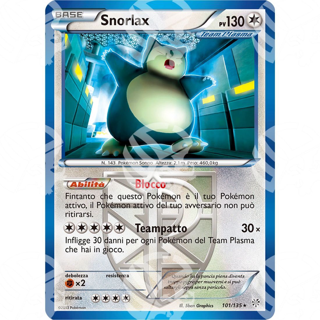 Uragano Plasma - Snorlax - 101/135 - Warcard - Uragano Plasma - Snorlax - 101/135 i prezzi più bassi sul mercato, solo da www.warcardshop.com! Carte singole, box, buste e mazzi.