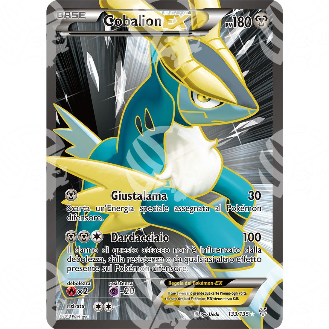 Uragano Plasma - Cobalion EX - Full-Art 133/135 - Warcard - Uragano Plasma - Cobalion EX - Full-Art 133/135 i prezzi più bassi sul mercato, solo da www.warcardshop.com! Carte singole, box, buste e mazzi.