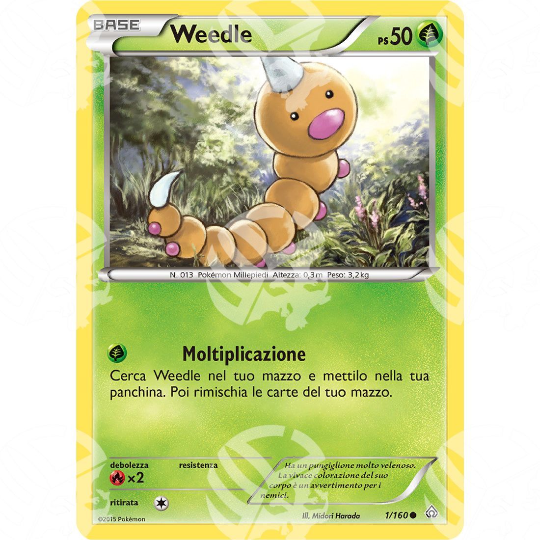 Scontro Primordiale - Weedle - 1/160 - Warcard - Scontro Primordiale - Weedle - 1/160 i prezzi più bassi sul mercato, solo da www.warcardshop.com! Carte singole, box, buste e mazzi.