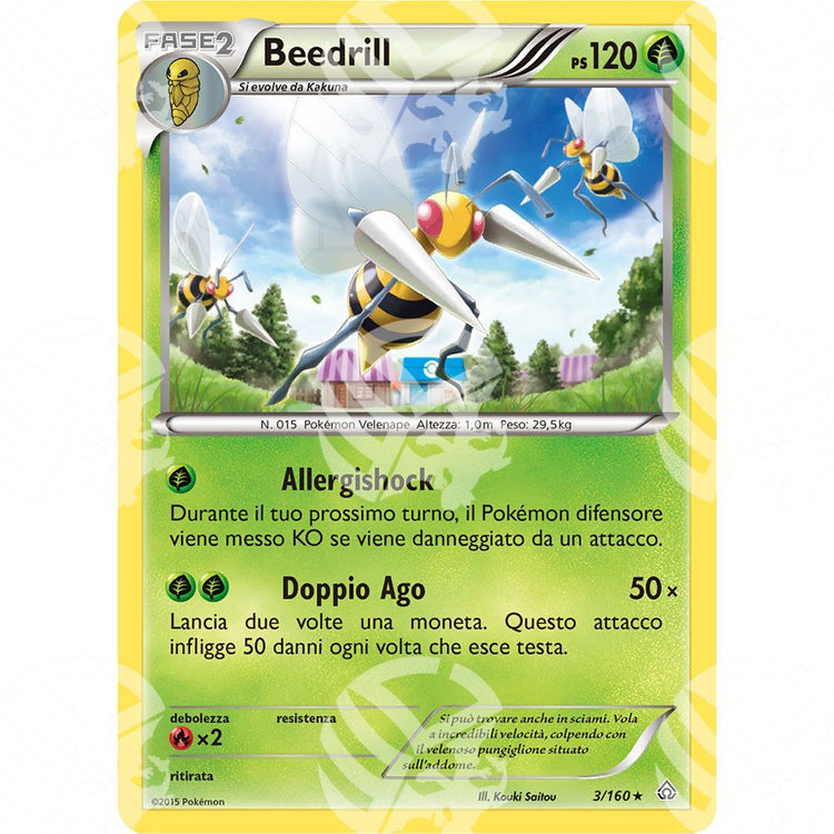 Scontro Primordiale - Beedrill - 3/160 - Warcard - Scontro Primordiale - Beedrill - 3/160 i prezzi più bassi sul mercato, solo da www.warcardshop.com! Carte singole, box, buste e mazzi.