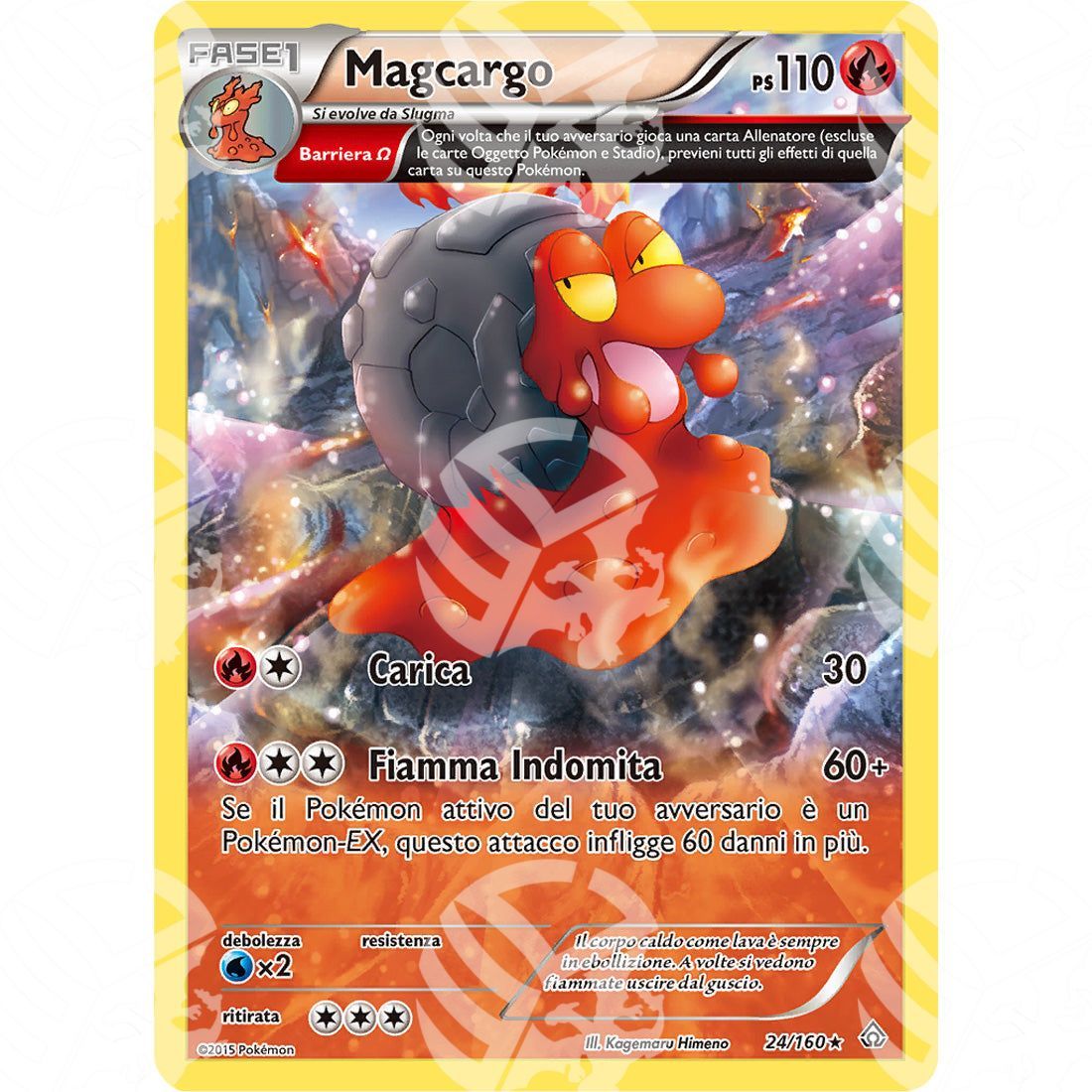 Scontro Primordiale - Magcargo - Holo Rare 24/160 - Warcard - Scontro Primordiale - Magcargo - Holo Rare 24/160 i prezzi più bassi sul mercato, solo da www.warcardshop.com! Carte singole, box, buste e mazzi.