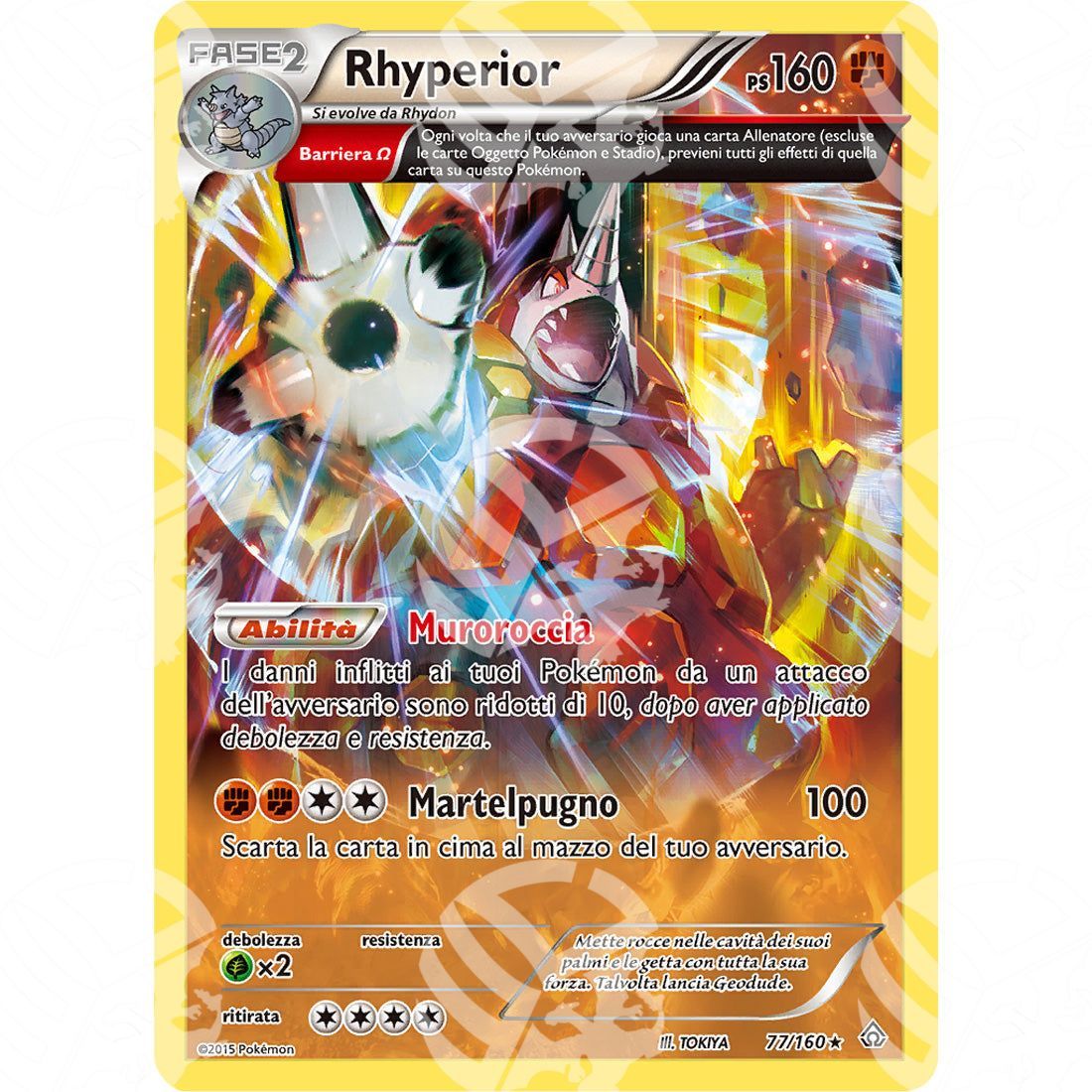 Scontro Primordiale - Rhyperior - Holo Rare 77/160 - Warcard - Scontro Primordiale - Rhyperior - Holo Rare 77/160 i prezzi più bassi sul mercato, solo da www.warcardshop.com! Carte singole, box, buste e mazzi.