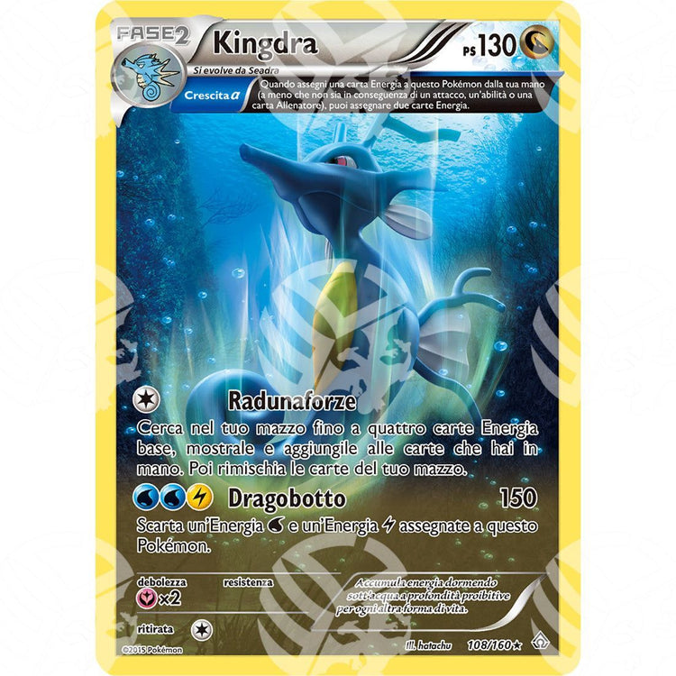 Scontro Primordiale - Kingdra - Holo Rare 108/160 - Warcard - Scontro Primordiale - Kingdra - Holo Rare 108/160 i prezzi più bassi sul mercato, solo da www.warcardshop.com! Carte singole, box, buste e mazzi.