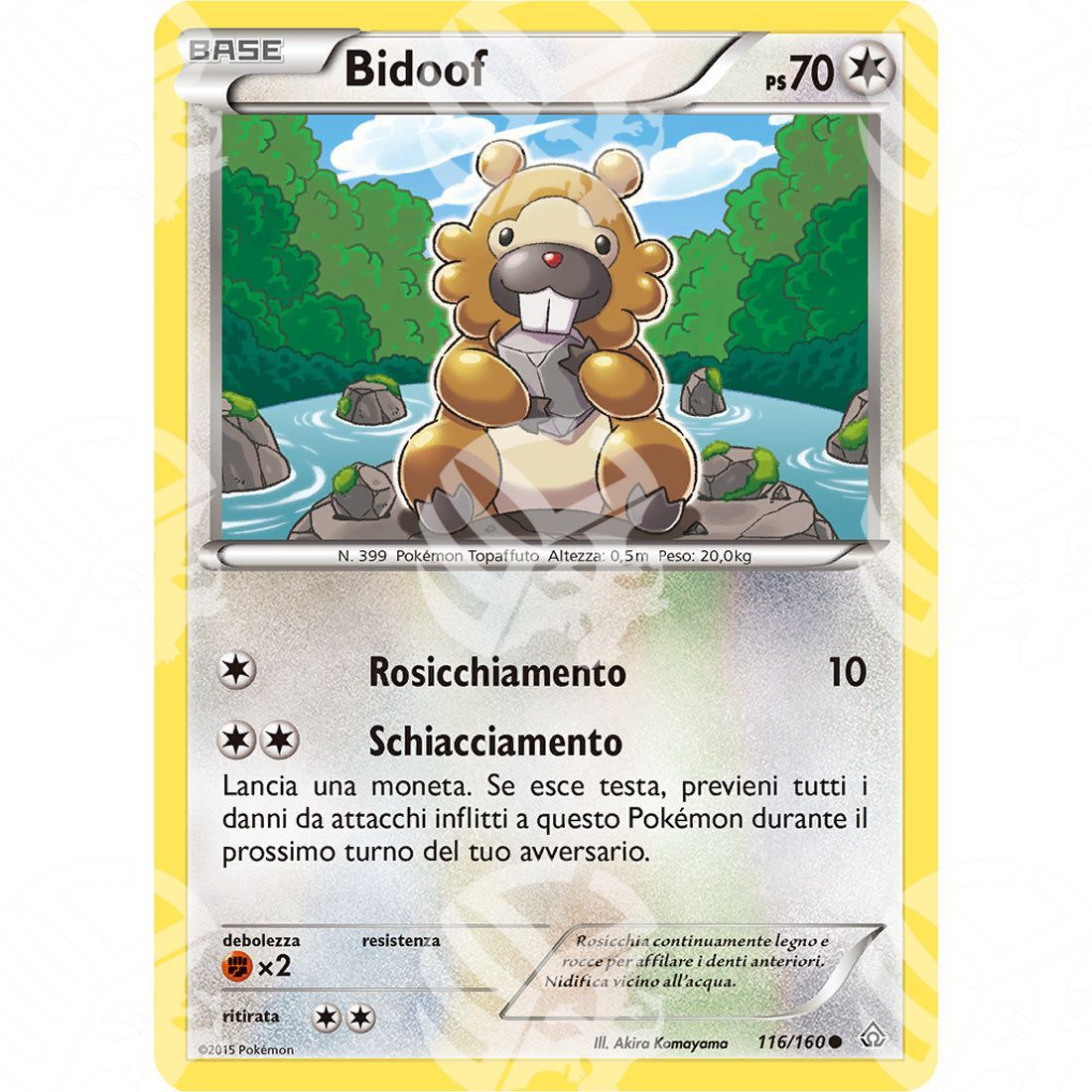 Scontro Primordiale - Bidoof - 116/160 - Warcard - Scontro Primordiale - Bidoof - 116/160 i prezzi più bassi sul mercato, solo da www.warcardshop.com! Carte singole, box, buste e mazzi.