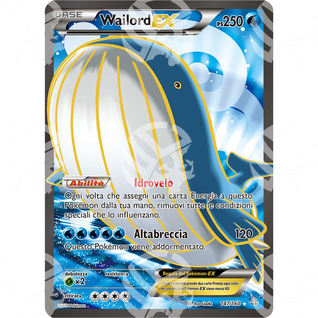 Scontro Primordiale - Wailord EX - Full-Art 147/160 - Warcard - Scontro Primordiale - Wailord EX - Full-Art 147/160 i prezzi più bassi sul mercato, solo da www.warcardshop.com! Carte singole, box, buste e mazzi.