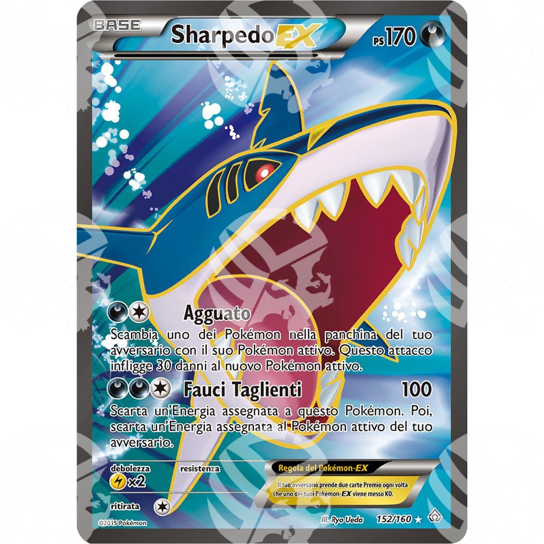 Scontro Primordiale - Sharpedo EX - Full-Art 152/160 - Warcard - Scontro Primordiale - Sharpedo EX - Full-Art 152/160 i prezzi più bassi sul mercato, solo da www.warcardshop.com! Carte singole, box, buste e mazzi.