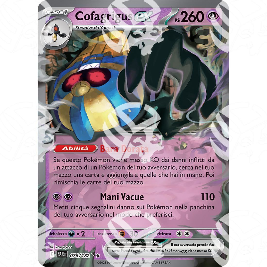 Paradosso Temporale - Cofagrigus ex - 076/182 - Warcard - Paradosso Temporale - Cofagrigus ex - 076/182 i prezzi più bassi sul mercato, solo da www.warcardshop.com! Carte singole, box, buste e mazzi.