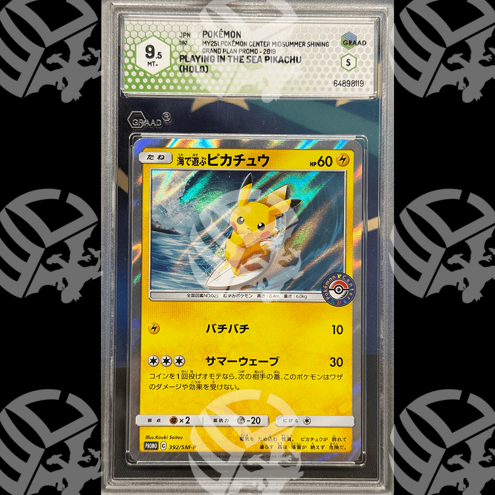 Playing In The Sea Pikachu - 392 - GRAAD 9,5 - Warcard - Gradate i prezzi più bassi sul mercato, solo da www.warcardshop.com! Carte singole, box, buste e mazzi.