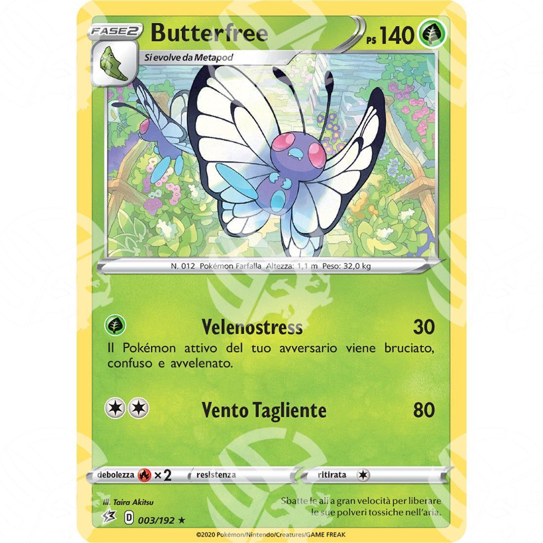 Fragore Ribelle - Butterfree - 003/192 - Warcard - Fragore Ribelle - Butterfree - 003/192 i prezzi più bassi sul mercato, solo da www.warcardshop.com! Carte singole, box, buste e mazzi.