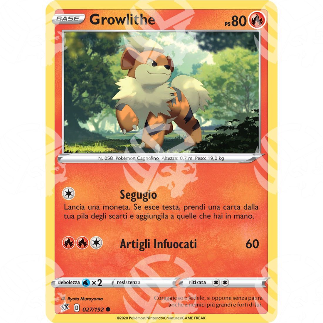 Fragore Ribelle - Growlithe - 027/192 - Warcard - Fragore Ribelle - Growlithe - 027/192 i prezzi più bassi sul mercato, solo da www.warcardshop.com! Carte singole, box, buste e mazzi.