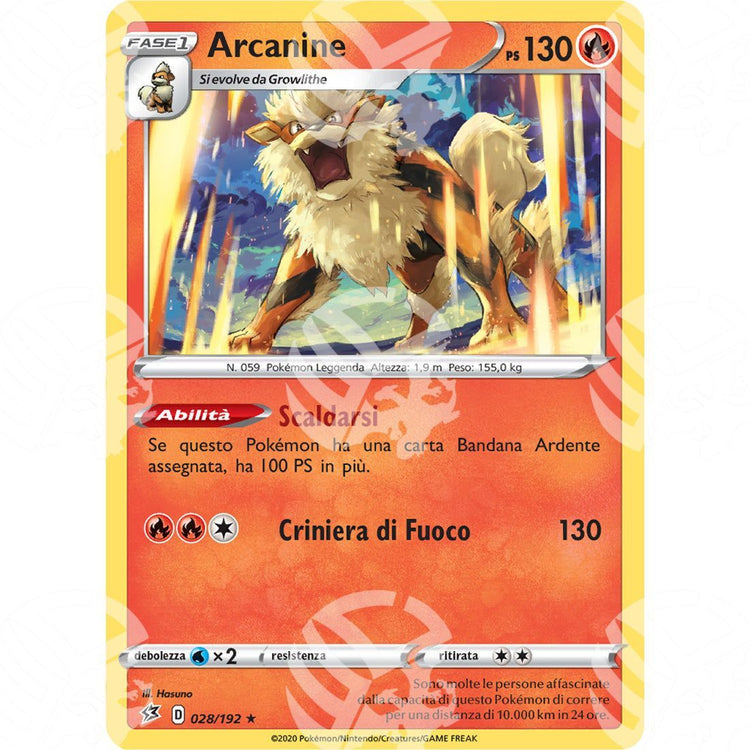 Fragore Ribelle - Arcanine - 028/192 - Warcard - Fragore Ribelle - Arcanine - 028/192 i prezzi più bassi sul mercato, solo da www.warcardshop.com! Carte singole, box, buste e mazzi.